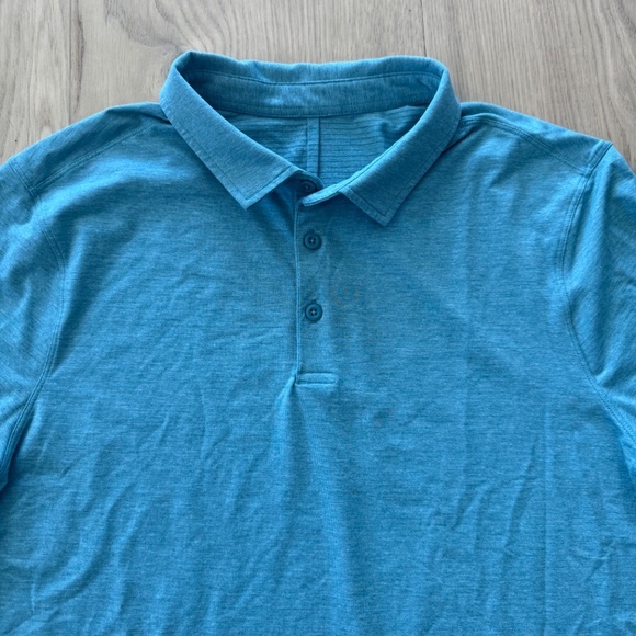 Lululemon | Evolution Short-Sleeve Polo Shirt |  Bright blue | L - Picture 2 of 5
